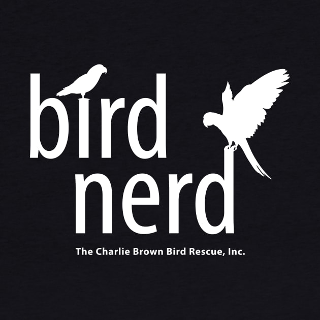 CB bird nerd - white type by Just Winging It Designs